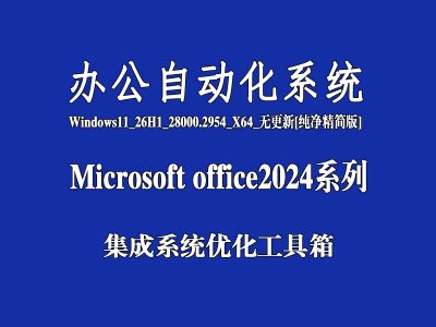 💼 Windows 11 专业版 26H1 办公自动化Microsoft office2024版本